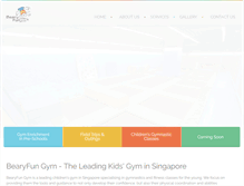Tablet Screenshot of bearyfungym.com